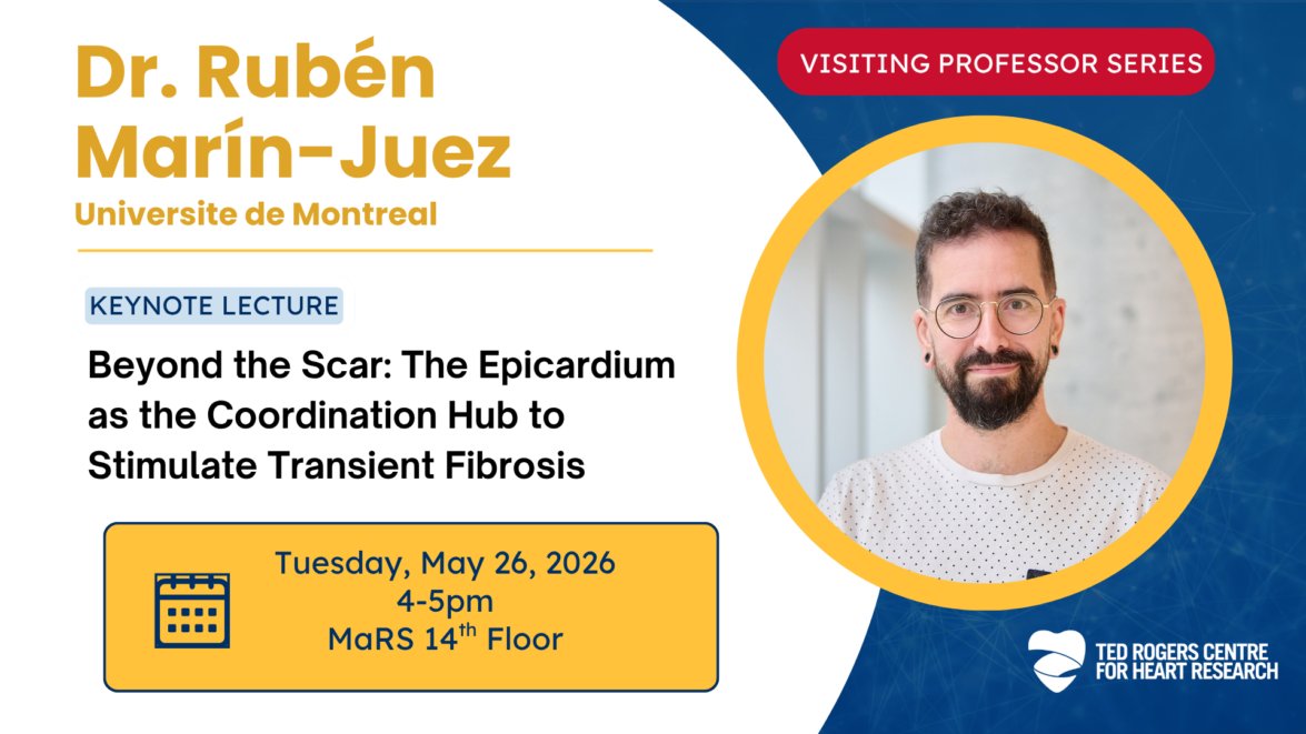 Visiting Professor Social Templates (3) A graphic showing the title and photo of Dr. Ruben Marin-Juez from the University of Montreal